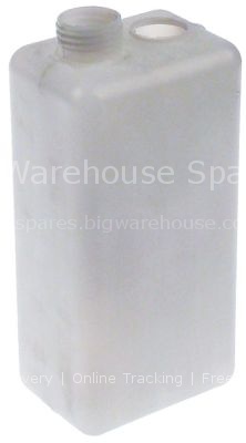 Rinse aid container L 165mm W 86mm H 64mm