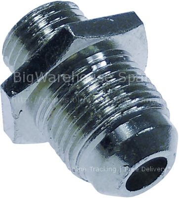 Connecting fitting for boiler