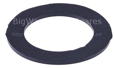 Gasket rubber ED ø 60mm ID ø 50mm thickness 1,5mm for intake bod