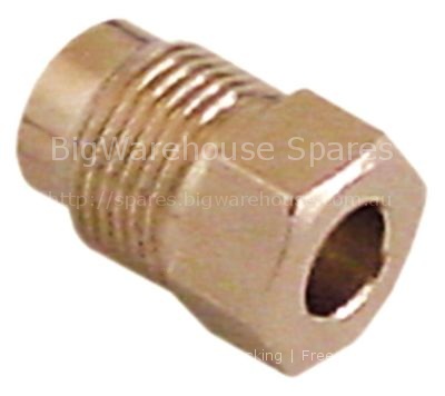 Screw connection for probe thread M12x1 ID ø 6,3mm L 18mm