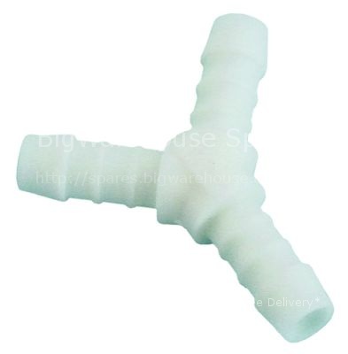 Y-piece plastic hose ø 12-12-12mm