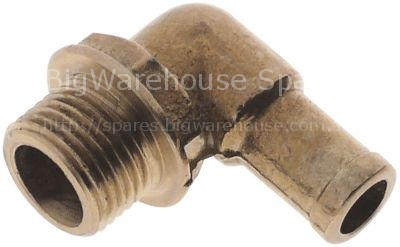 Hose connector thread 1/2" grommet ø 15mm grommet length 20mm WS