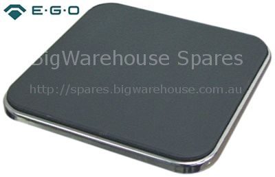 Hot plate dimensions 300x300mm 3000W 400V with spill ring connec