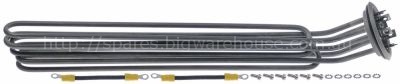 Heating element 12000W 230V heating circuits 3 mounting ø round