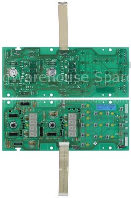 Keypad PCB for combi-steamer L 275mm W 110mm suitable for ELECTR
