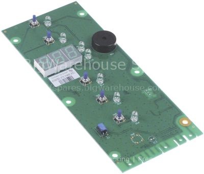 Keypad PCB dishwasher LS9 L 195mm W 80mm with display buttons 5