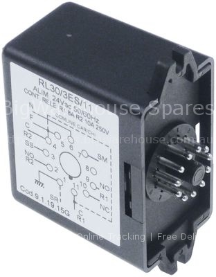 Level controller 50/60Hz 24V voltage AC 10A type RL30/3ES/11