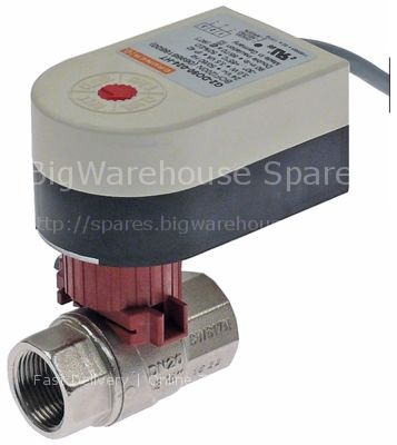 Ball valve inlet 3/4" IT outlet 3/4" IT electric 24V 50/60Hz cab