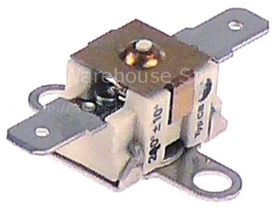 Bi-metal safety thermostat hole distance 24mm switch-off temp. 2