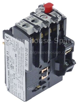 Motor protection circuit breaker setting range 8-11A type U12/16