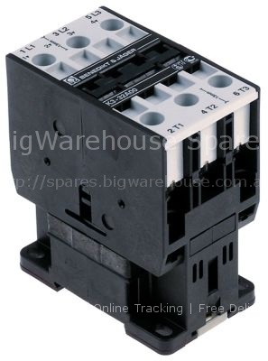 Power contactor resistive load 50A 230VAC (AC3/400V) 24A/11kW ma