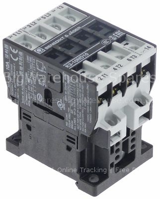 Power contactor resistive load 25A 24VAC (AC3/400V) 10A/4kW main