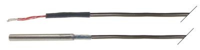 Temperature probe Pt100 cable PTFE probe -100 up to 450°C cable
