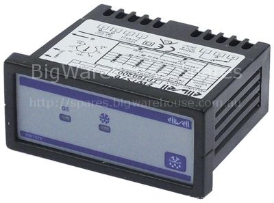 Defrost timer ELIWELL type EWTS70 12V AC/DCV mounting measuremen