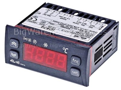Electronic controller ELIWELL type ID974 mounting measurements 7