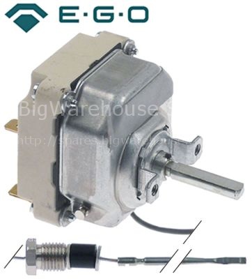 Thermostat t.max. 185°C temperature range 60-185°C 3-pole 3NO pr
