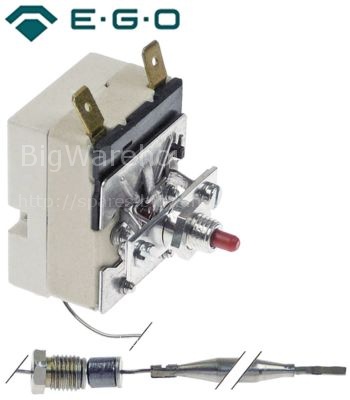 Safety thermostat switch-off temp. 145°C 1-pole 16A probe ø 6mm