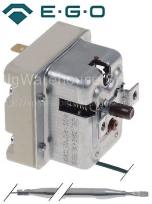 Safety thermostat switch-off temp. 259C 1-pole 05A probe  6mm