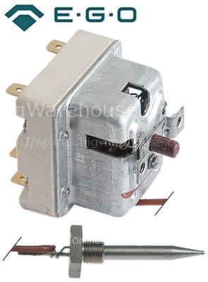 Safety thermostat switch-off temp. 338°C 2-pole 1x20/1x0.5A prob