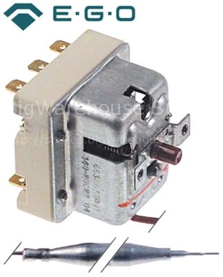 Safety thermostat switch-off temp. 360°C 3-pole 1x20/2x0.5A prob