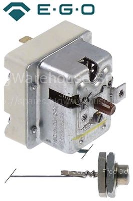 Safety thermostat switch-off temp. 350°C 1-pole 16A probe ø 11mm