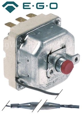 Safety thermostat switch-off temp. 350°C 3-pole 3NC 1x20/2x0.5A
