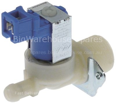 Solenoid valve single straight 230VAC inlet 1" duty cycle 100% p