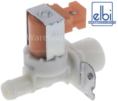 Solenoid valve single straight 230VAC inlet 34