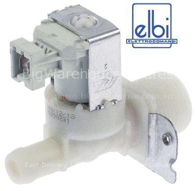 Solenoid valve single straight 24V inlet 3/4" outlet  input 20l/