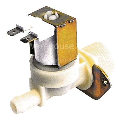 Solenoid valve single straight 230VAC inlet 3/4" outlet 11,5mm D