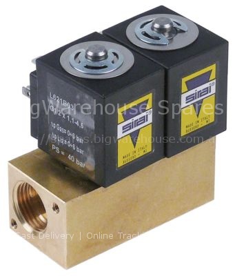 Solenoid valve 230VAC inlet 1/2" outlet 1,1-4,5mm SIRAI coil typ