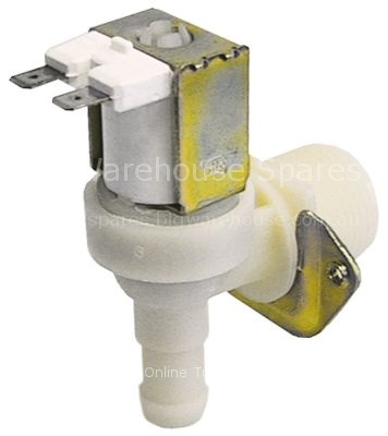 Solenoid valve single angled 24VAC inlet 3/4" outlet 14mm DN10 T