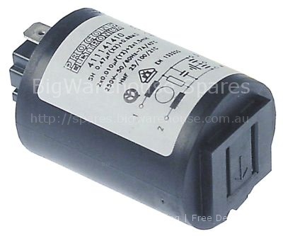Line filter type 411141410 250V 50/60Hz conductor 2 with E conne