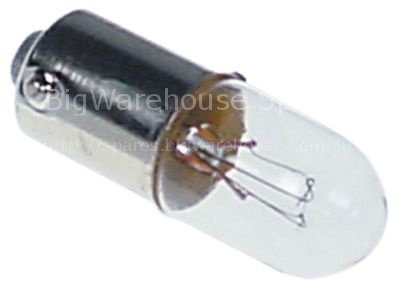Light bulb socket Ba9s 130V 2W ø 10mm L 28mm