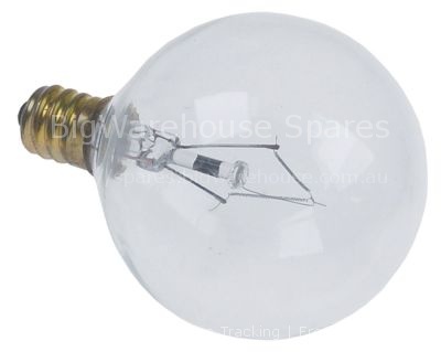 Light bulb socket E12 40W 130V ø 50mm L 70mm lens L 50mm clear