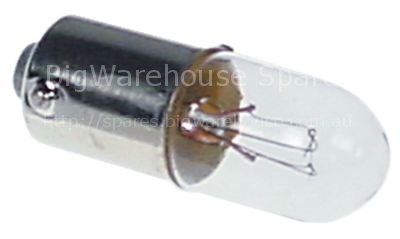 Light bulb socket Ba9s 30V 2W ø 10mm L 28mm