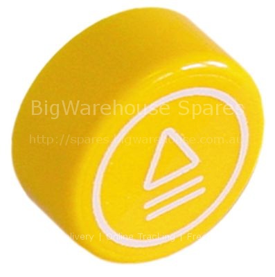 Push button ø 23mm yellow start / II
