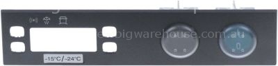 Switch panel fridge 650LT/1400LT L 168mm W 37mm black with switc