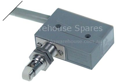 Microswitch with roller plunger 250V 10A connection cable ambien