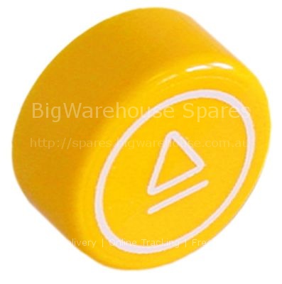 Push button ø 23mm yellow start / I