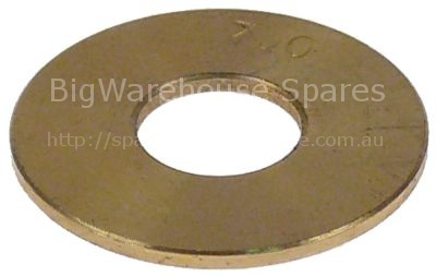 Throttle disc for solenoid valve ED ø 18mm ID ø 7mm thickness 1m