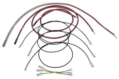 Ignition cable set 3x6.3/lug 5mm L:100 2x6.3/ø4mm L:800 1x6.3/ø4