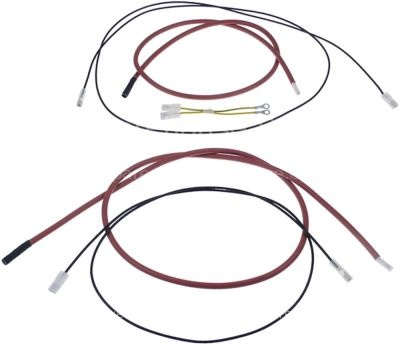 Ignition cable set 1x6.3/ø4mm L:1100 1x6.3/ø4mm L:1500 1x2.8/ø6m