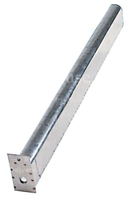 Bar burner W 28mm H 49mm L 510mm flange width 35mm flange length