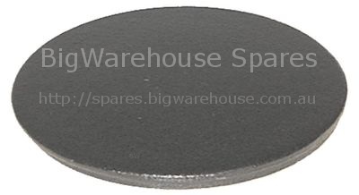 Burner cap ø 100mm