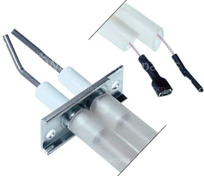 Ignition electrode flange length 51mm flange width 23mm D1 ø 9,5