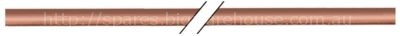Pilot tube copper pipe ø 4mm thickness 1mm L 3000mm
