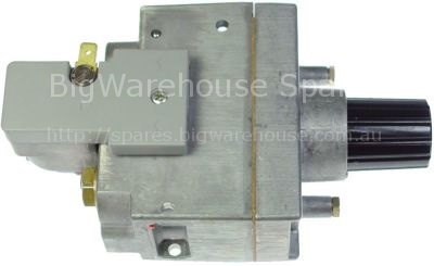 Gas valve 230V gas inlet 3/8" gas outlet 3/8" thermocouple conne