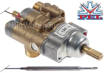 Gas thermostat PEL type 24ST 120-320°C gas inlet M20x1.5 (tube ø