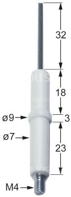 Ignition electrode connection M4 Qty 1 pcs